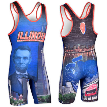Illinois State Sublimated Singlet by Brute - BC
