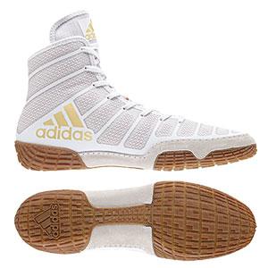 adidas adizero Varner 2017 in White/Vegas Gold/Gum - BC 8