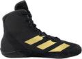 adidas Adizero Wrestling Shoes, Black/Metallic Gold