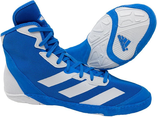 adidas Adizero Wrestling Shoes, Bright Royal/Light Grey