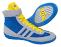 adidas Combat Speed 4 in Grey/Bright Royal/Yellow