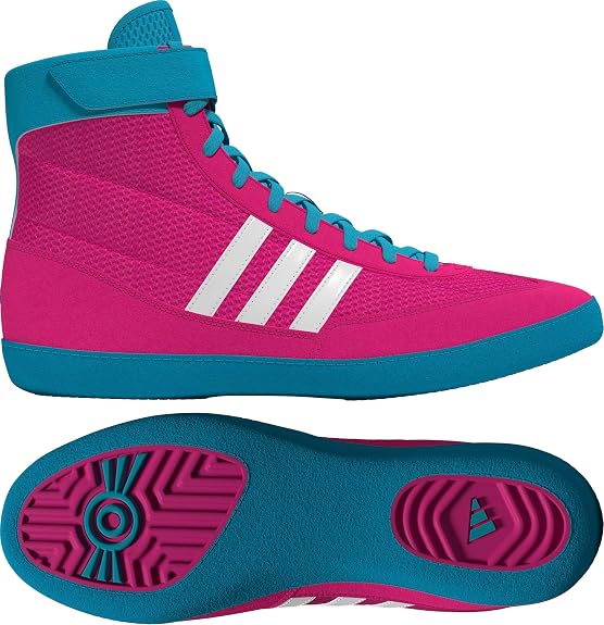 adidas Combat Speed 4 in Pink/White/Cyan