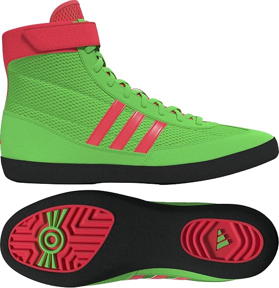 adidas Combat Speed 4 in Screaming Green/Pink/Black