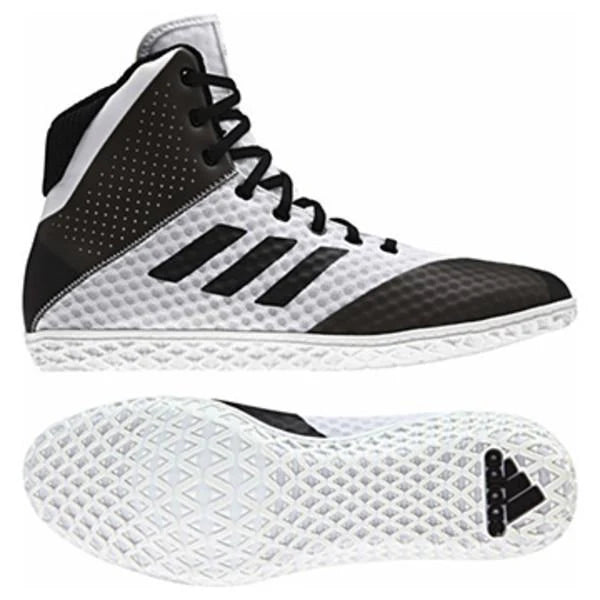 adidas Mat Wizard 4 in White/Black