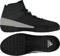 adidas SpeedEx Wrestling Shoe in Black/Grey/Solar Green (YOUTH)