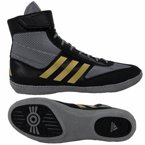 adidas Combat Speed 5 in Grey/Black/Gold