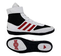 adidas Combat Speed 5 in White/Black/Red