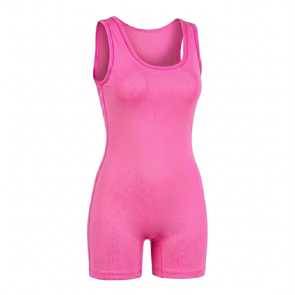 Matman Female Cut Heavyweight Team Lycra Singlet in Pink