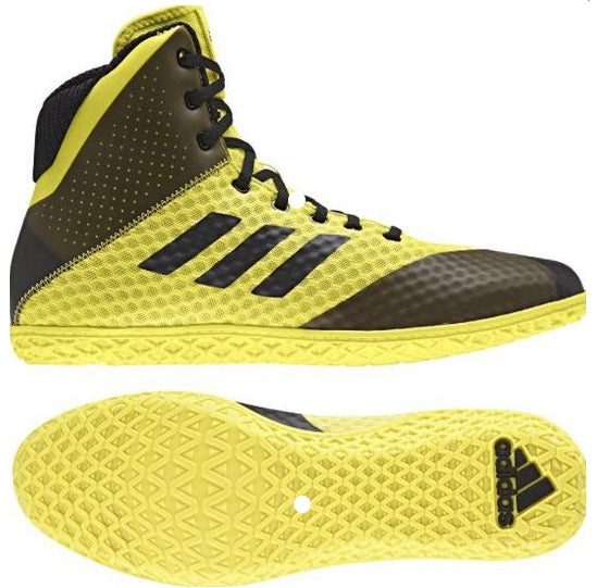 adidas Mat Wizard 4 in Yellow/Black