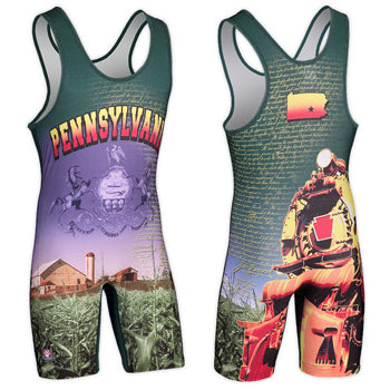 Pennsylvania State Sublimated Singlet by Brute - BC