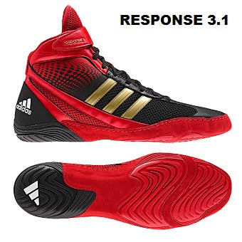 adidas Response 3.0 & 3.1 in Black/Red/Gold