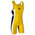 adidas Response Singlet in Athletic Gold/Black/White