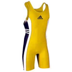 adidas Response Singlet in Athletic Gold/Black/White