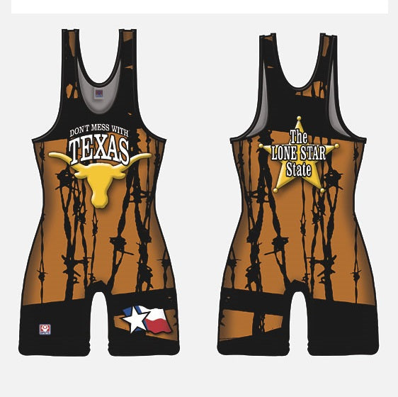 Texas State Sublimated Singlet by Brute - BC