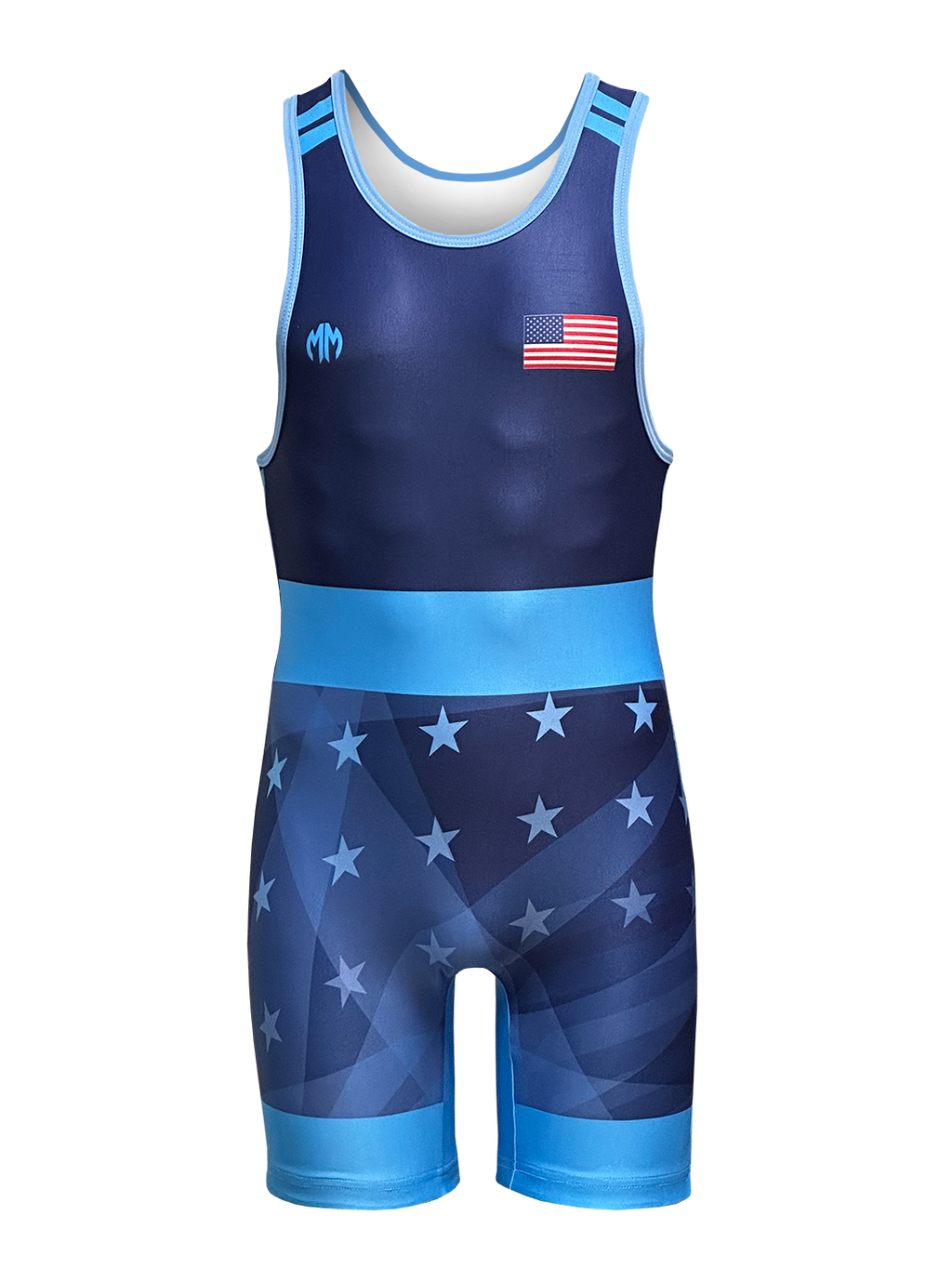 The Spangled UWW Series Men's Singlet