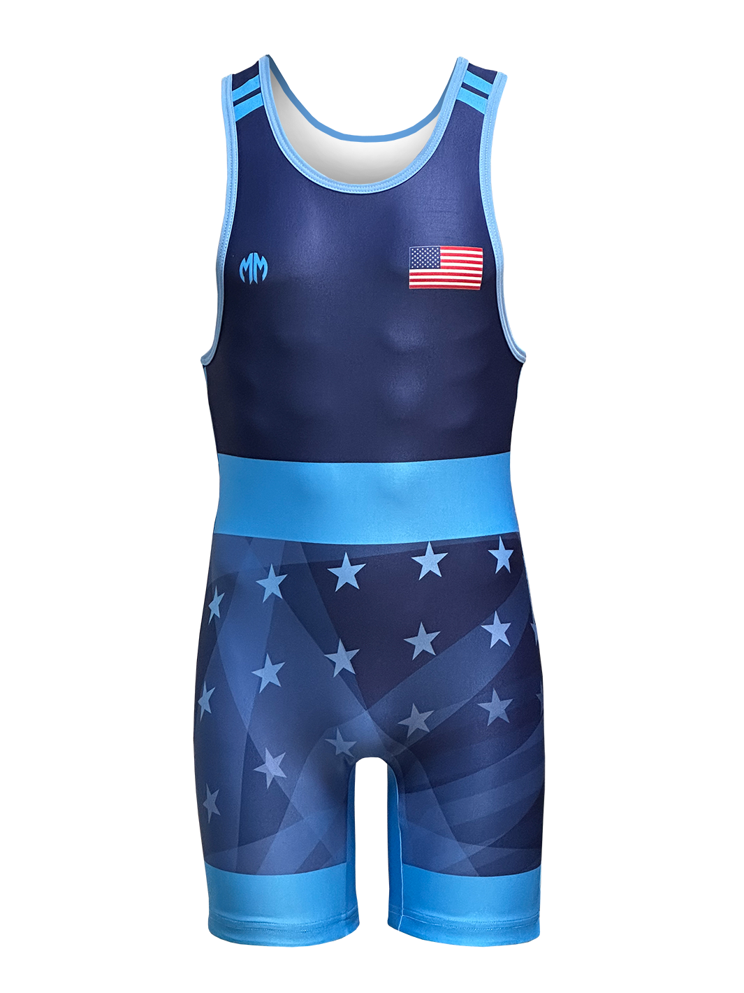 The Spangled UWW Series Men's Singlet