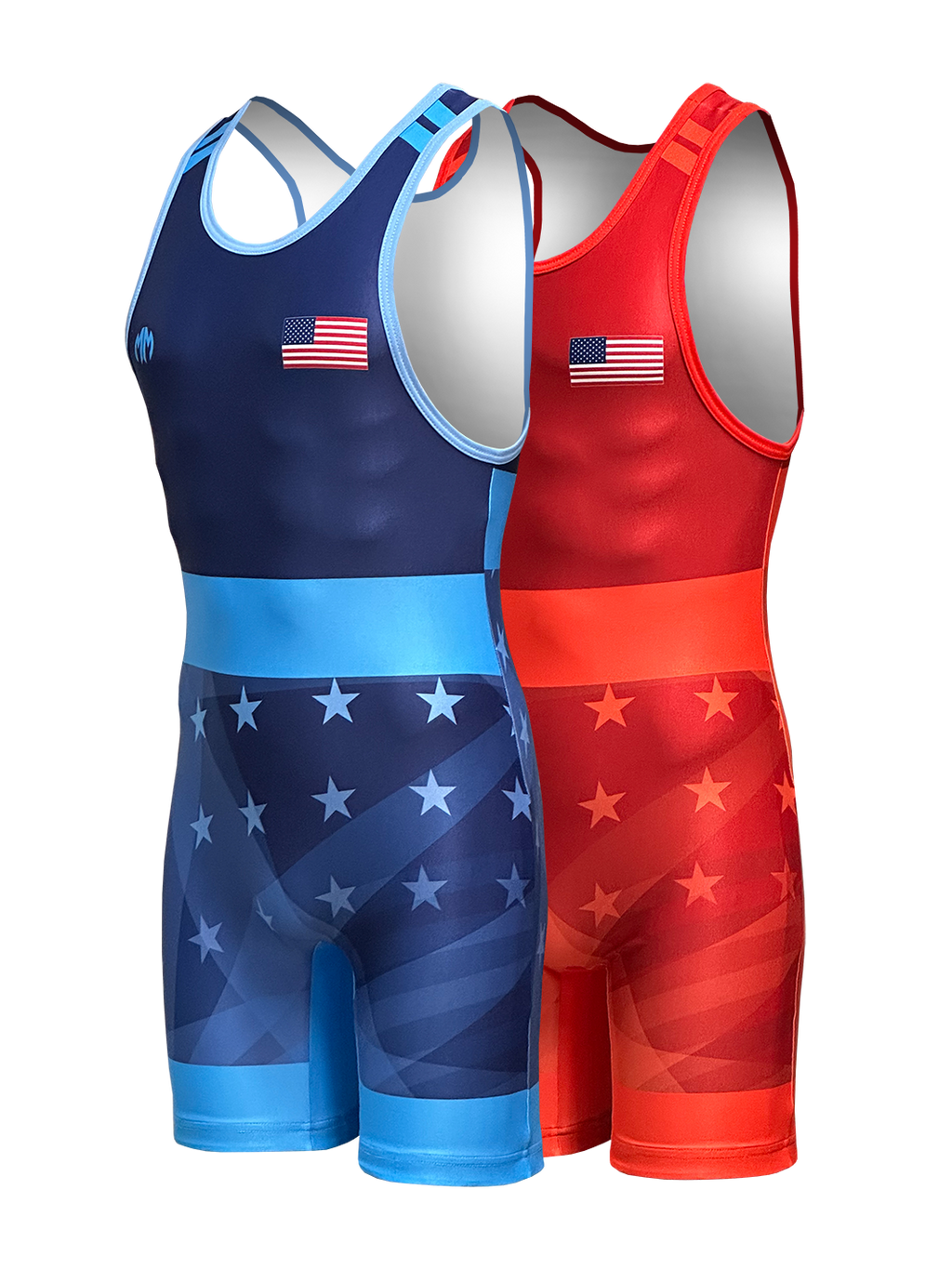 The Spangled UWW Series Men's Singlet