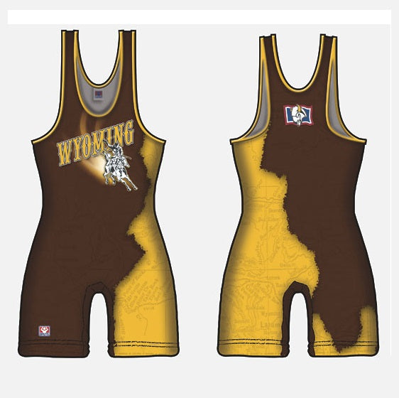Wyoming State Sublimated Singlet by Brute - BC