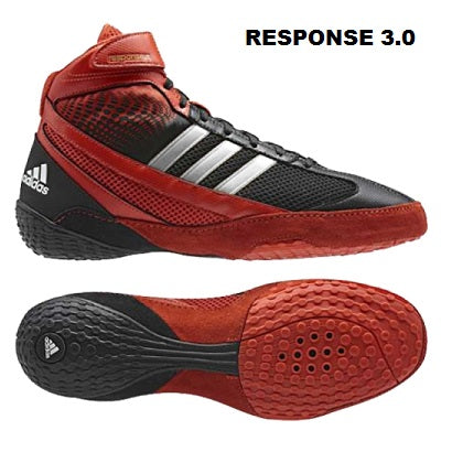 adidas Response 3.0 & 3.1 in Black/Red/Gold